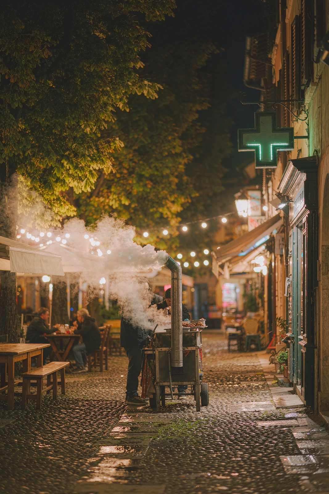 Hy Image 3.5 Preview — Rainy Night Street