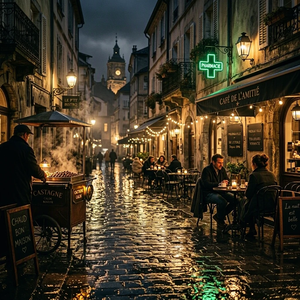 MAI-Image-2.6 Flash — Rainy Night Street