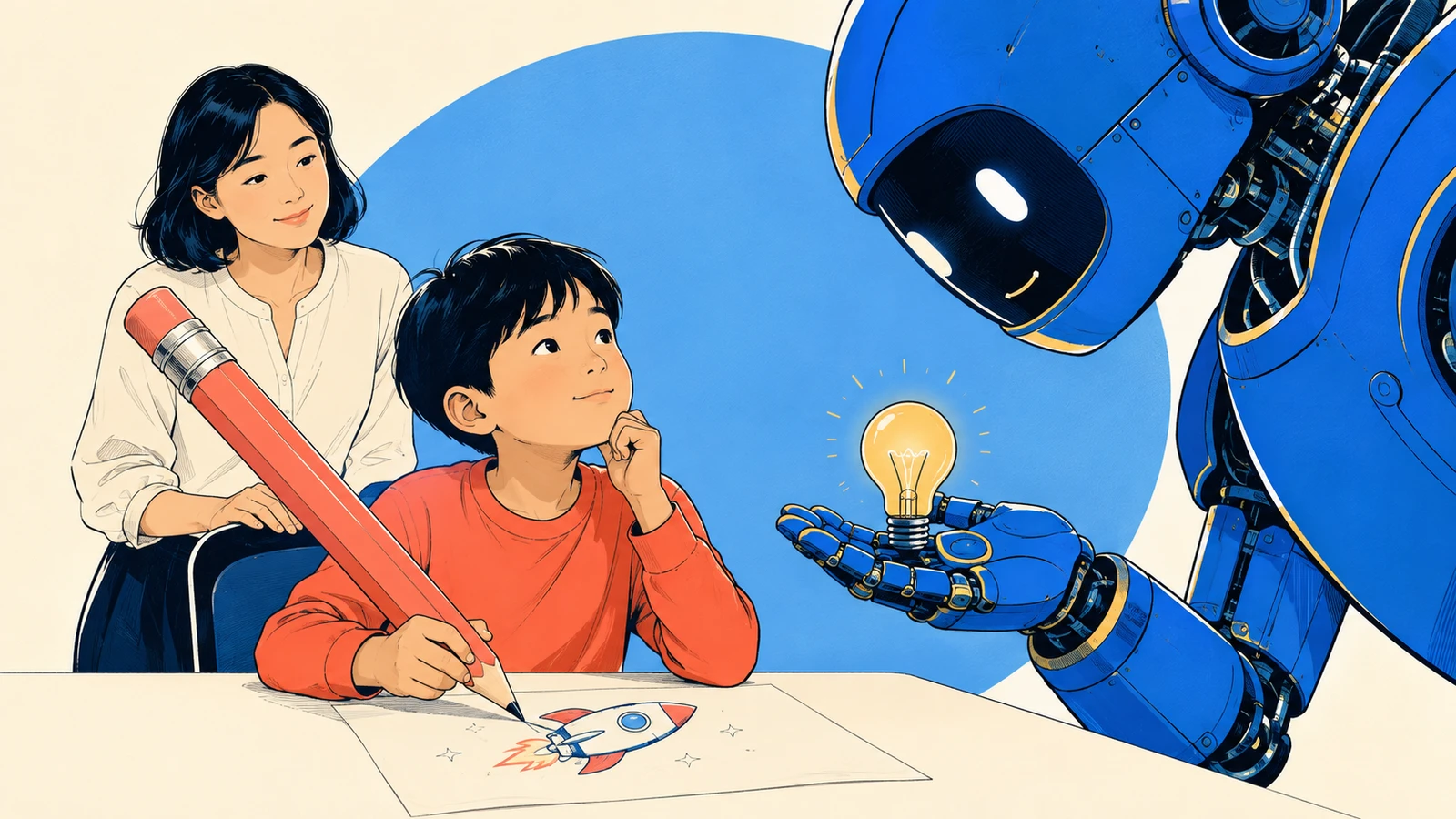 AI教育は積極的に、AIの利用は慎重に:子どもと決める6つの家族ルール